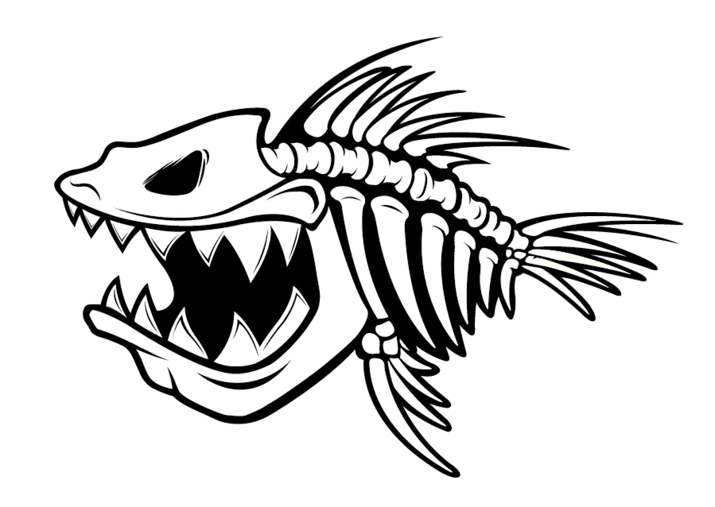 Skeleton fish 2