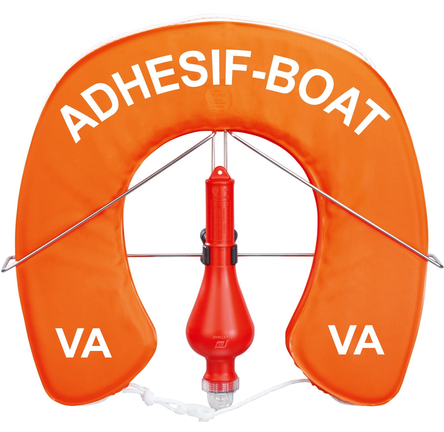 Nom de bateau sur bouée fer à cheval