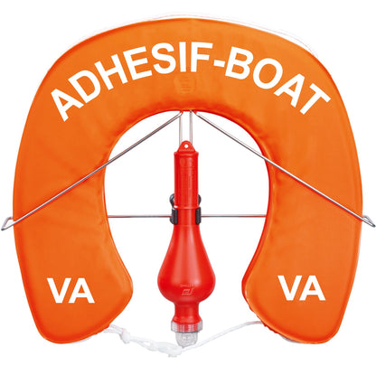 Nom de bateau sur bouée fer à cheval