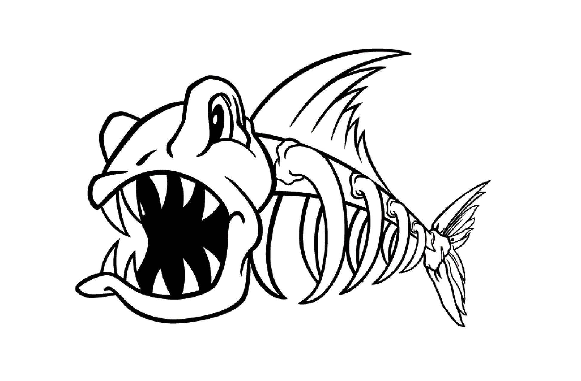 Skeleton fish