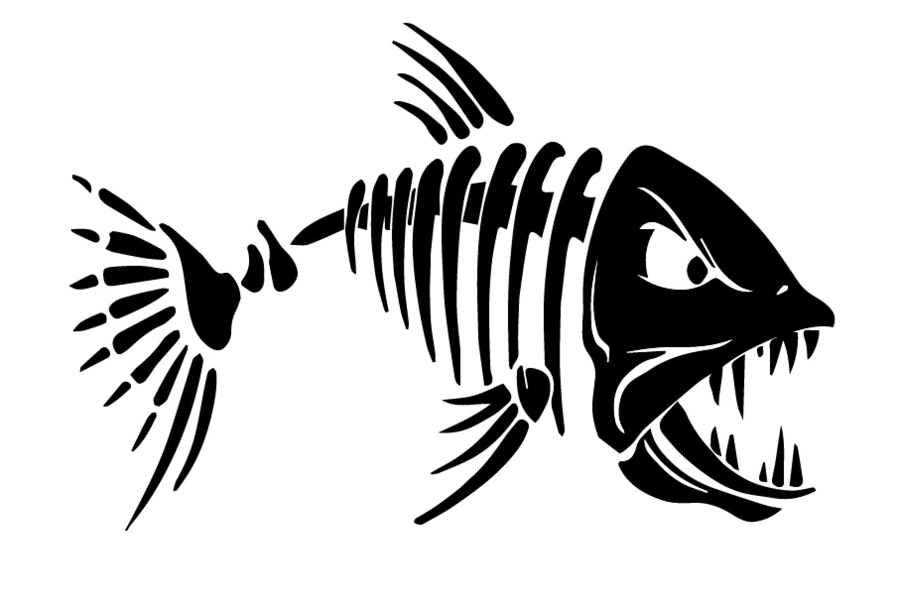 Skeleton fish 3