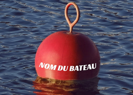 Nom de bateau sur corps mort