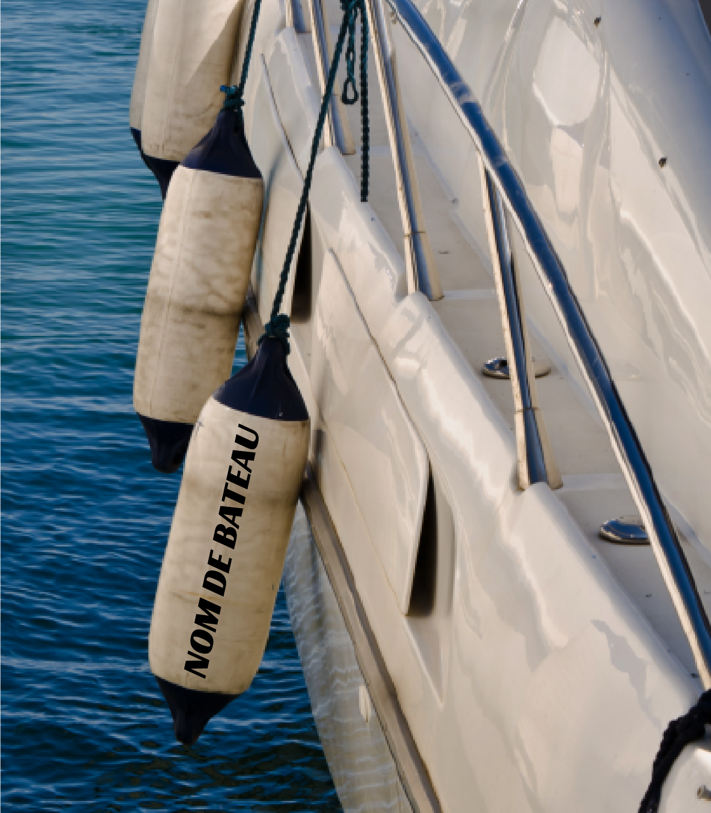 Nom de bateau sur pare-battage