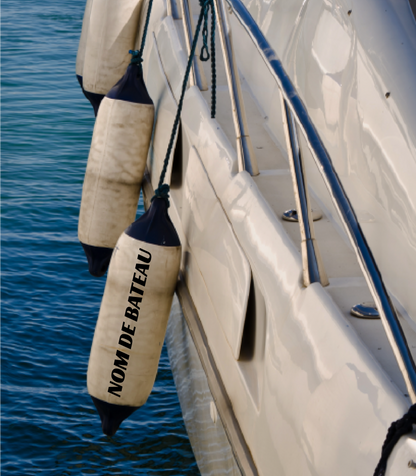 Nom de bateau sur pare-battage