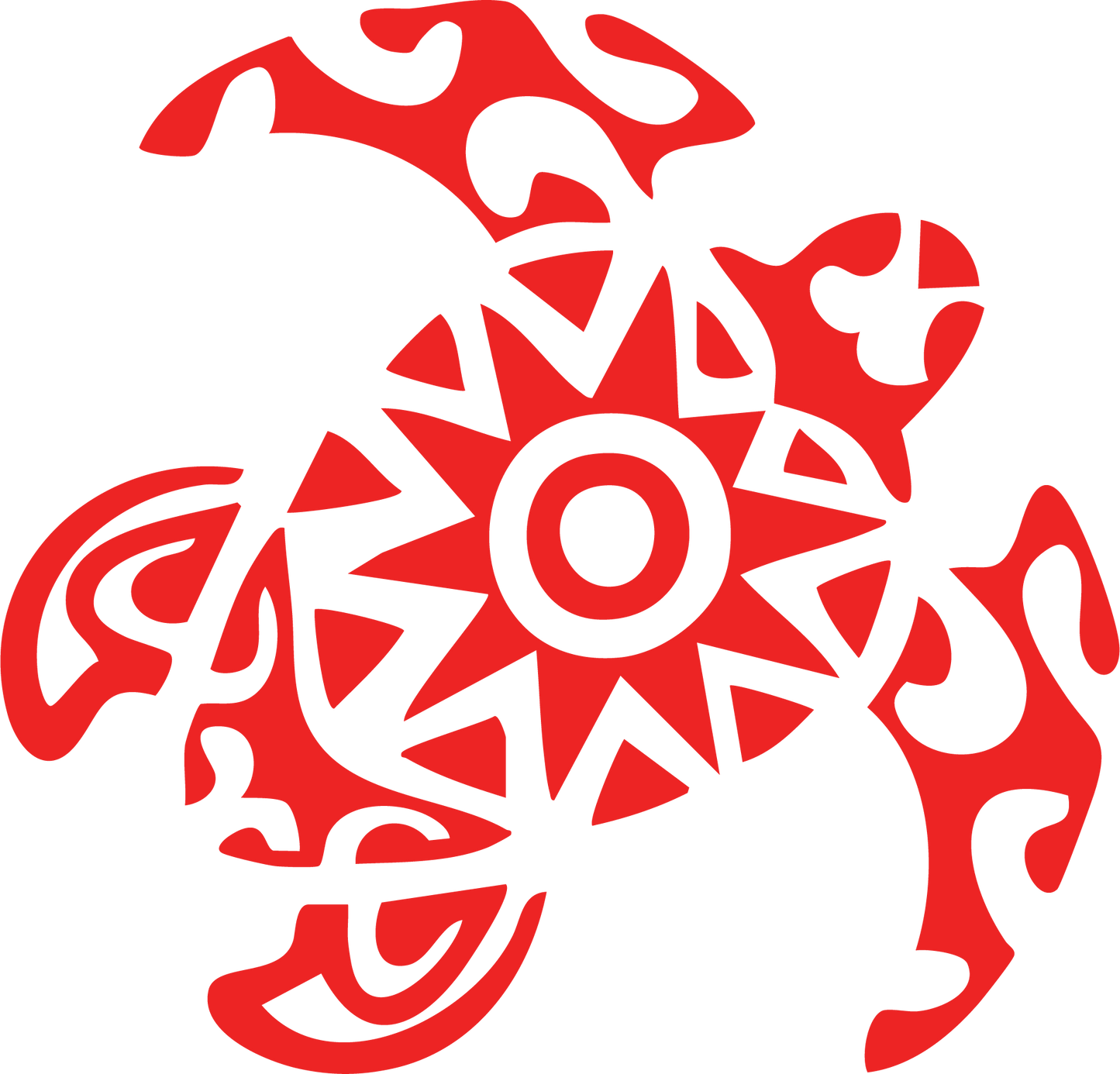 Tortue maori rouge