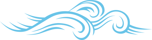 Vague bleu clair